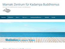 Tablet Screenshot of meditation-freiburg.de